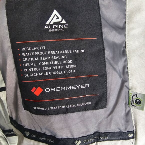 Obermeyer Alpine Series Mens Waterproof Winter Jacket XL Ski Snowboard Gorpcore - Picture 5 of 14